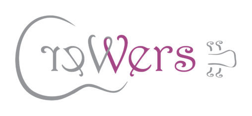 Logo zespołu Rewers (napis ozdobną czcionką REWERS)